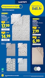 Prix et réduction Couette dans le prospectus Lidl en cours Offre Couette dans le catalogue Lidl du moment à la page 90