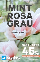 Kabs Prospekt "Mint Rosa Grau Special!" für Lübeck, 16 Seiten, 15.04.2024 - 28.04.2024