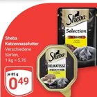 Katzennassfutter Angebote von Sheba bei GLOBUS Saarbrücken für 0,49 €