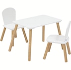 Table et 2 chaises alex en promo chez Maxi Bazar Lyon à 39,99 €