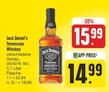 EDEKA Würzburg - Tennessee Whiskey Angebot im Prospekt Tennessee Whiskey bei EDEKA im Würzburg Prospekt für 14,99 €