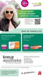 mea - meine apotheke Prospekt für Dornstadt mit 4 Seiten mea - meine apotheke Prospekt für Dornstadt: "Unsere Juli-Angebote", 4 Seiten, 01.07.2025 - 31.07.2025