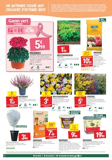 Catalogue Gamm vert de la semaine 40, "DES PROMOS vertIGINEUSES", page 2, 07/10/2026 - 18/10/2026 Prospectus Gamm vert en cours, "DES PROMOS vertIGINEUSES", page 2 sur 4