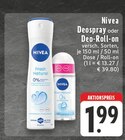 Deospray oder Deo-Roll-on im Angebot bei E center in Hückelhoven Deospray oder Deo-Roll-on Angebote von Nivea bei E center Hückelhoven für 1,99 €