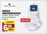 Unisex Sneakersocken Angebote von Tom Tailor bei Marktkauf Rottenburg für 6,99 €