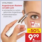 Augenbrauen-Rasierer mit LED-Licht Angebote von VITALmaxx bei Netto Marken-Discount Langenfeld für 9,99 €