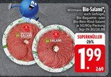 Bio-Baguette-Salami von Wiltmann im aktuellen EDEKA Prospekt für 1,99 €