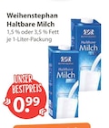 Haltbare Milch 1,5 % Fett von Weihenstephan im aktuellen V-Markt Prospekt für 0,99 €