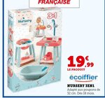 Nursery 3 en 1 - Ecoiffier en promo chez Super U Nursery 3 en 1 - Ecoiffier dans le catalogue Super U