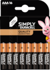 pile simply AA/AAA - DURACELL en promo chez Lidl Vitry-sur-Seine à 9,99 €