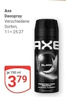 Deospray Angebote von Axe bei GLOBUS Gera für 3,79 €