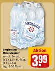 Mineralwasser Angebote von Gerolsteiner bei REWE Heidenheim für 3,99 €