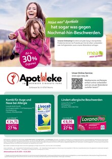 Aktueller mea - meine apotheke Prospekt "Unsere März-Angebote" Seite 1 von 4 Seiten für Worms