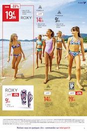 Promos Maillot De Bain Fille dans le catalogue "À VOS MARQUES, PRÊTS...ÉTÉ !" de Intersport à la page 15