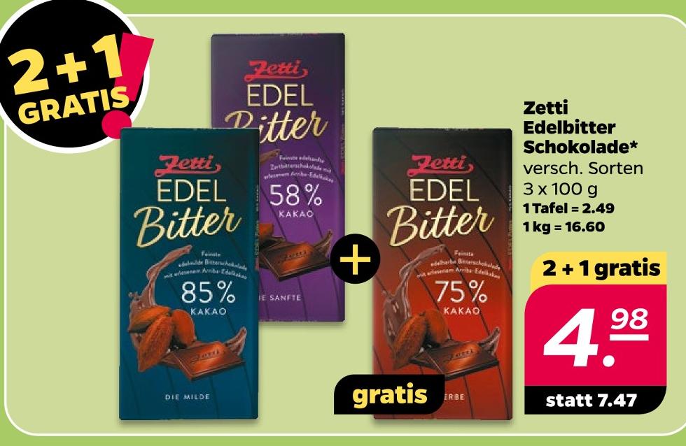 Edelbitter Schokolade