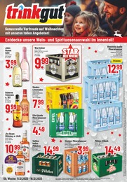 Trinkgut Prospekt für Solingen mit 8 Seiten Trinkgut Prospekt für Solingen: "Aktuelle Angebote", 8 Seiten, 11.12.2023 - 16.12.2023