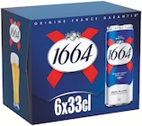 Bière blonde - 1664 en promo chez Colruyt Vénissieux à 3,74 €