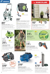 Promos Tuyau D'arrosage dans le catalogue "Donnez vie à vos projets" de Espace Emeraude Tuyau D'arrosage en promo dans le catalogue Espace Emeraude à la page 4