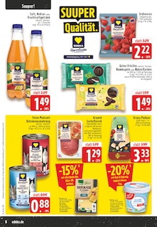 Saft im aktuellen EDEKA Prospekt (Duisburg) Saft im EDEKA Prospekt "Aktuelle Angebote" mit 28 Seiten (Duisburg)