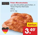 Puten-Minutensteaks im Angebot bei Netto Marken-Discount in Unna Puten-Minutensteaks Angebote bei Netto Marken-Discount Unna für 3,49 €