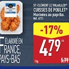 Cuisses de poulet en promo à 4,79 € chez Aldi Cuisses de poulet dans le catalogue Aldi