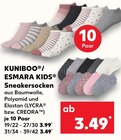 Sneakersocken Angebote von KUNIBOO bei Kaufland Würzburg für 3,49 €