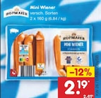 Wiener Würstchen im Netto Marken-Discount Prospekt Mini Wiener von Hofmaier im aktuellen Netto Marken-Discount Prospekt für 2,19 €
