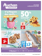 Catalogue Supermarchés Auchan Supermarché en cours à Cousolre et alentours, "Y'a Pâques des oeufs… Y'a des surprises !", 20 pages, 26/03/2024 - 31/03/2024