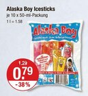 Sticks im V-Markt Prospekt Alaska Boy Icesticks im aktuellen V-Markt Prospekt für 0,79 €