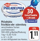 EDEKA - Frischkäse oder -zubereitung Angebot im Prospekt Frischkäse oder -zubereitung bei EDEKA im Prospekt "" für 1,11 €