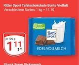 Tafelschokolade Bunte Vielfalt Edel-Vollmilch im Angebot bei GLOBUS in Kempen Tafelschokolade Bunte Vielfalt Edel-Vollmilch Angebote von Ritter Sport bei GLOBUS Kempen für 1,11 €