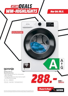Waschmaschine im aktuellen MediaMarkt Saturn Prospekt (Stade (Hansestadt)) Waschmaschine im MediaMarkt Saturn Prospekt "LET’S GO! DEALS" mit 24 Seiten (Stade (Hansestadt))