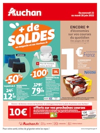 Auchan Catalogue "+ de SOLDES", 64 pages, Montluçon,  22/06/2022 - 26/06/2022