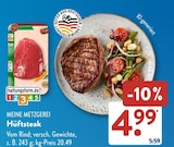 Hüftsteak bei ALDI SÜD im Alpen Prospekt für 4,99 €
