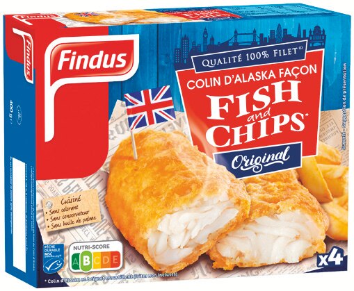 Findus Colin d'Alaska façon Fish and Chips