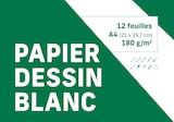 Clairefontaine - Pochette dessin blanc - 12 feuilles - A4 (21 x 29,7 cm) - 180 gr - Clairefontaine - Bureau Vallée Clairefontaine - Pochette dessin blanc - 12 feuilles - A4 (21 x 29,7 cm) - 180 gr - Clairefontaine à 1,99 € dans le catalogue Bureau Vallée