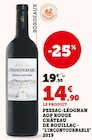 Promo Pessac-léognan AOP rouge 2019 à 14,90 € dans le catalogue Super U à Neuilly-sur-Marne