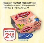 Thunfisch-Filets in Olivenöl Angebote von Saupiquet bei GLOBUS Leipzig für 2,49 €