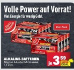 Alkaline-Batterien Mignon AA Angebote bei E center Mainz für 3,59 €
