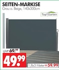 SEITEN-MARKISE im Angebot bei Wreesmann in Weimar SEITEN-MARKISE Angebote von Top Garden bei Wreesmann Weimar für 49,99 €