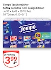 Aktuelles Taschentücher Soft & Sensitive oder Design Edition Angebot bei GLOBUS in Braunschweig ab 3,99 €