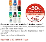 Gamme de concentrés - Sodastream en promo chez Monoprix Rouen à 4,50 €