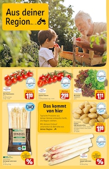 Spargel im REWE Prospekt "Dein Markt" mit 32 Seiten (Nürnberg)