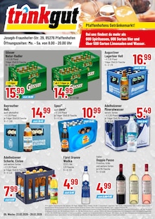 Aktueller Trinkgut Prospekt (Rohrbach, 4 Seiten zum blättern Trinkgut Prospekt Aktuelle Angebote mit 4 Seiten