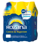 Eau minérale naturelle gazeuse - Rozana en promo chez Carrefour Levallois-Perret à 3,30 €