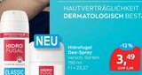 Deo-Spray von Hidrofugal für 3,49 € bei budni im Angebot Deo-Spray von Hidrofugal im aktuellen budni Prospekt
