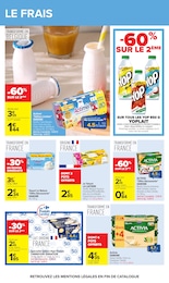 Prix et réduction Yaourt nature dans le prospectus Carrefour en cours Offre Yaourt nature dans le catalogue Carrefour du moment à la page 35