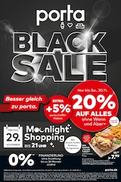 porta Möbel Prospekt für Görlitz: "BLACK SALE", 1 Seite, 24.11.2024 - 30.11.2024