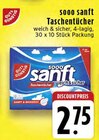 sooo sanft Taschentücher bei EDEKA im Dülmen Prospekt für 2,75 €