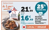 Promo Mijoté de bœuf aux légumes Bourg Traiteur à 16,49 € dans le catalogue U Express à Tannay